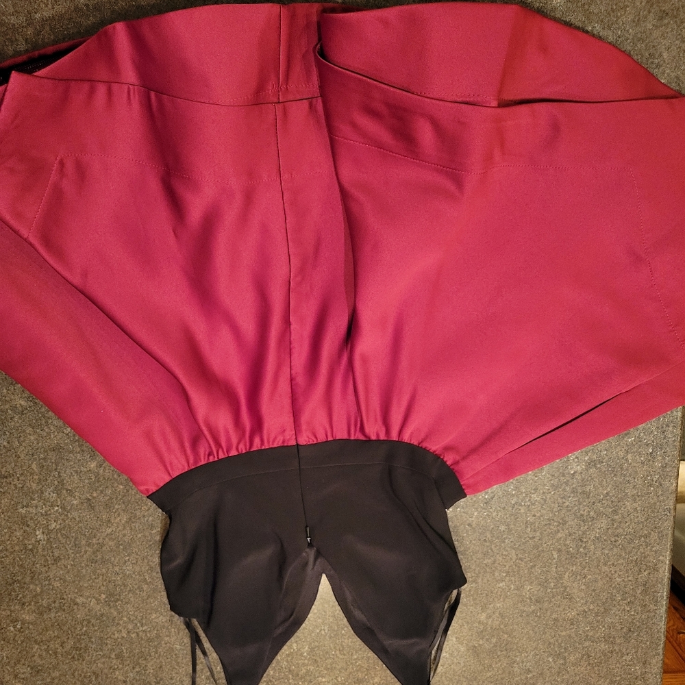 Blondie nites black and maroon homecoming dress size 11